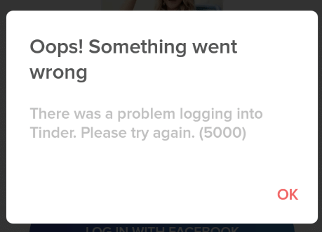 How to Fix Tinder Login Error 5000