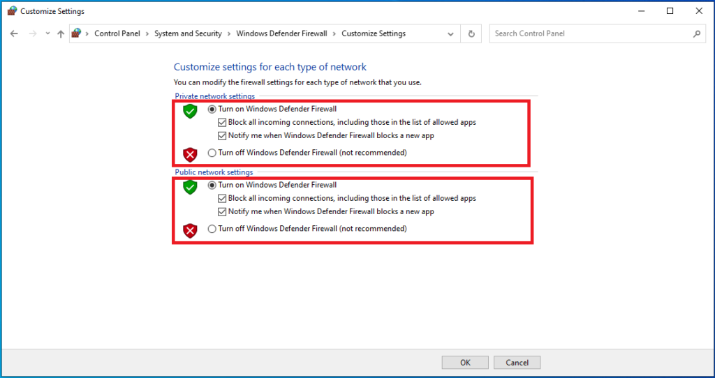 ping transmit failed general failure randomly