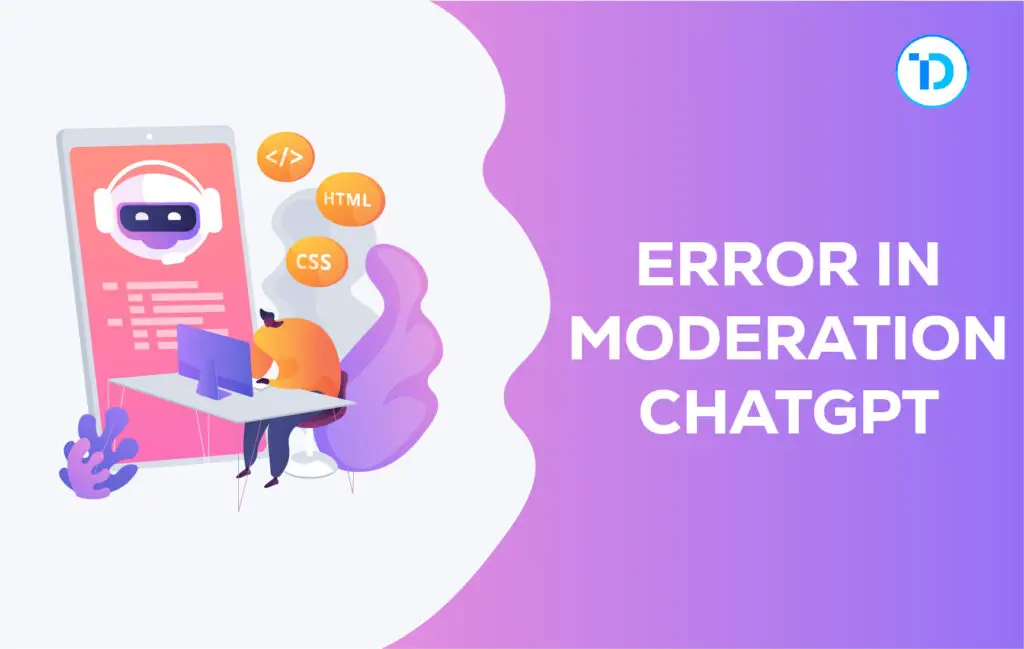 error in moderation chatGPT